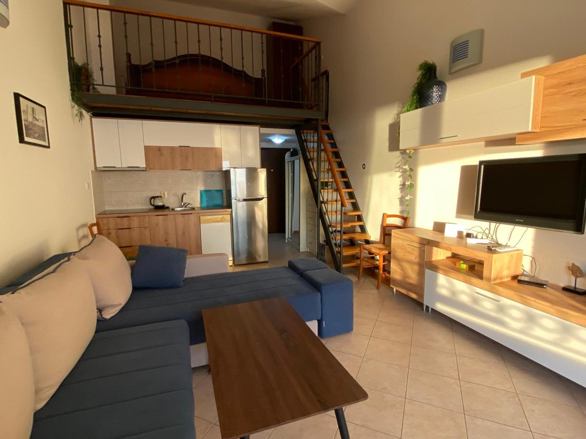 Apartment Blue Sveti Stefan Bagian luar foto